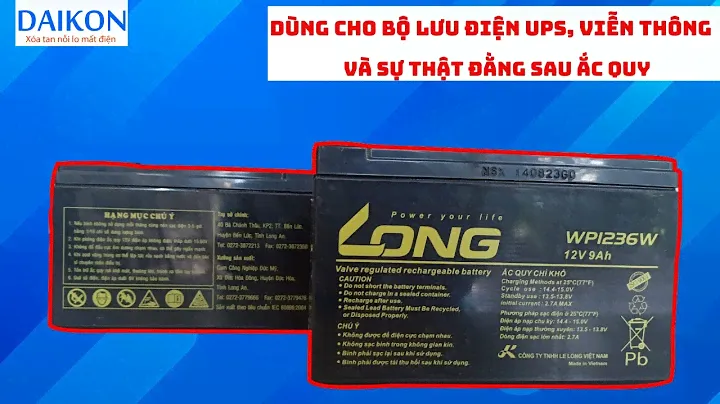 Ắc quy Long 12V 7.2Ah WP7.2-12 - Dùng cho Bộ Lưu Điện UPS, Viễn thông